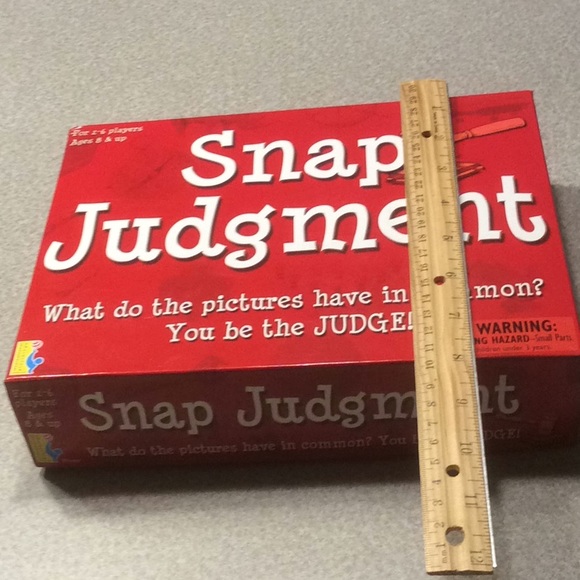 SNAP JUDGEMENT Board Game- 2004 edition - Picture 7 of 12